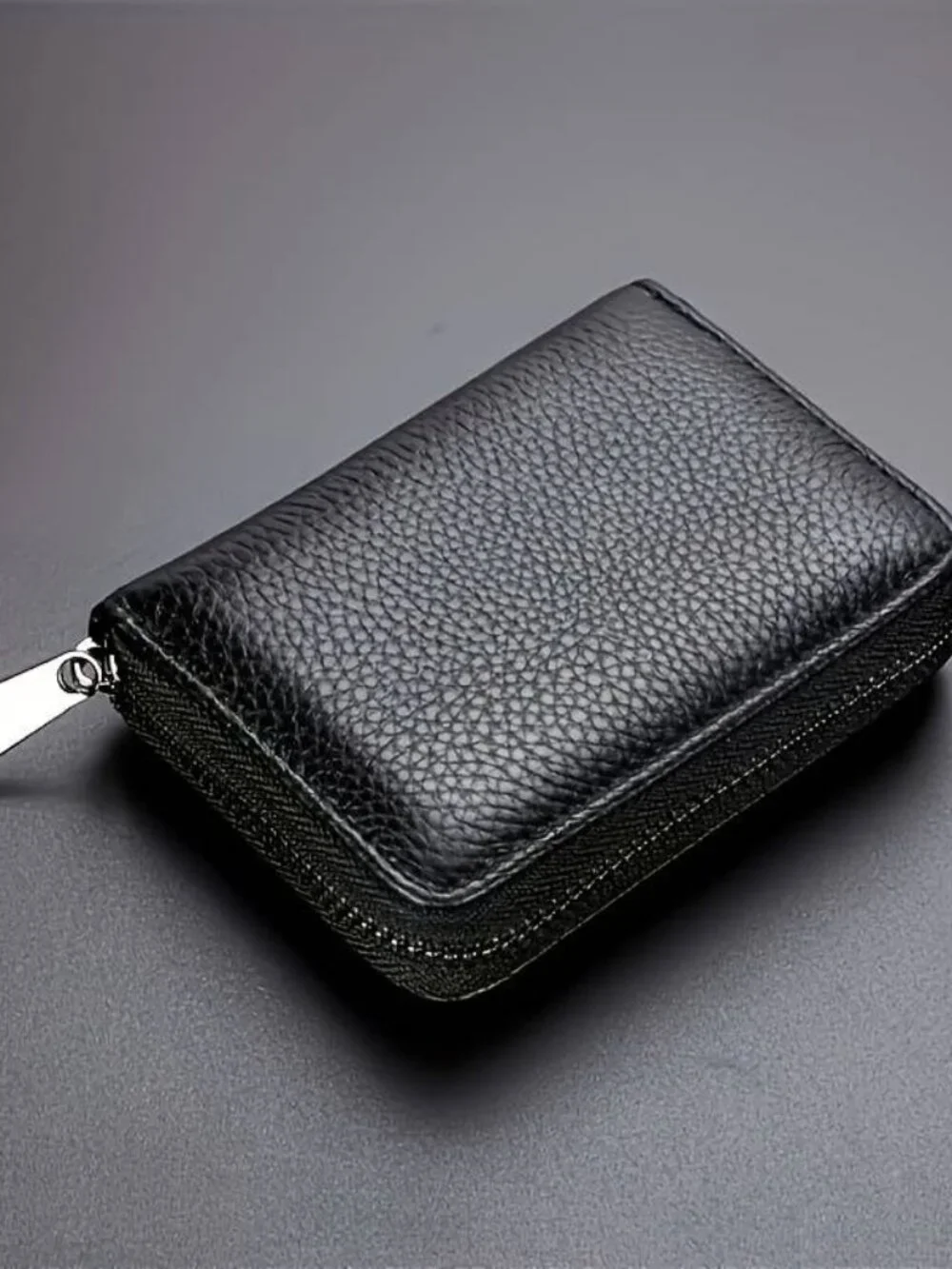 RFID Blocking Card Holder 20 Slot Minimalist Zipper Wallet